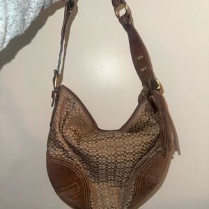 Brown Coach Shoulder Bag